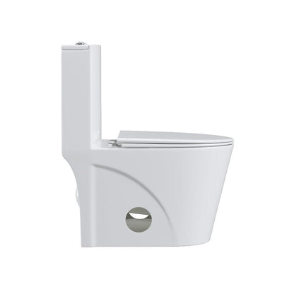 One Piece 1.1GPF/1.6 GPF Dual Flush Elongated Toilet