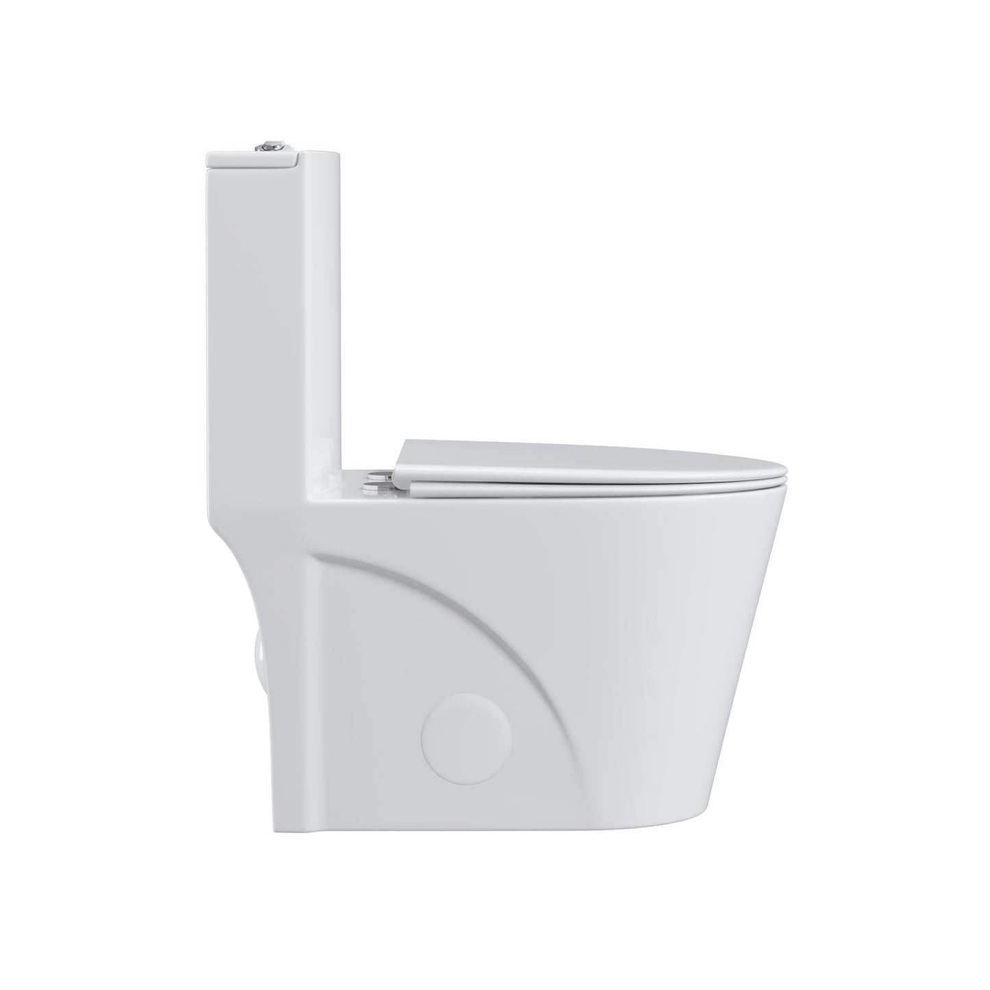 One Piece 1.1GPF/1.6 GPF Dual Flush Elongated Toilet