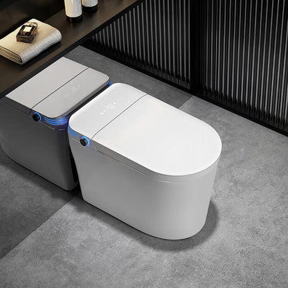 Modern Smart Bidet Toilet with LED Light, Heated Seat, Automatic Flush Tankless