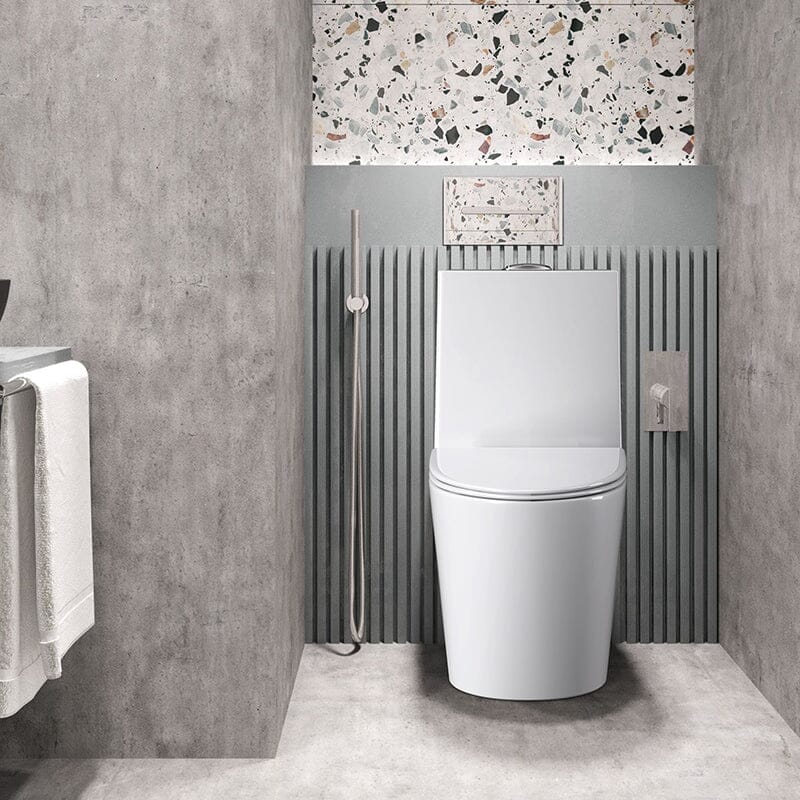 One Piece 1.1GPF/1.6 GPF Dual Flush Elongated Toilet