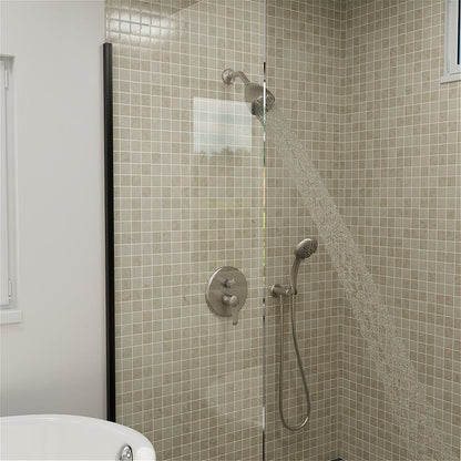 8 Spray Filtered Shower Head and Hand Shower for Small Bathroom