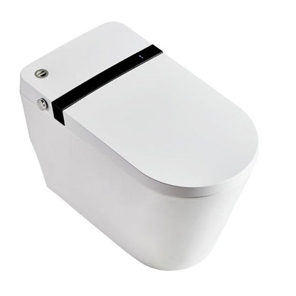 Smart Toilet with Auto-flush, Warm Water, Air Drying Function, Heated Seat, Remote Control