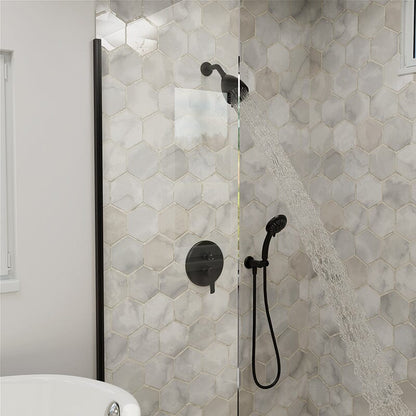 8 Spray Filtered Shower Head and Hand Shower for Small Bathroom