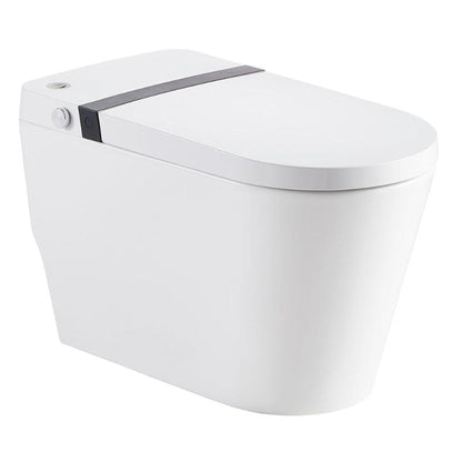 Smart Toilet with Auto-flush, Warm Water, Air Drying Function, Heated Seat, Remote Control