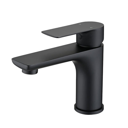 Modern Single Hole Bathroom Sink Faucet Single Handle Solid Brass