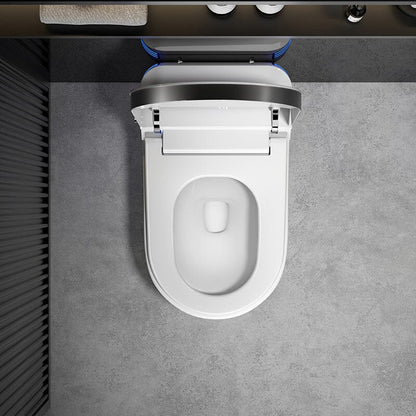 Modern Smart Bidet Toilet with LED Light, Heated Seat, Automatic Flush Tankless