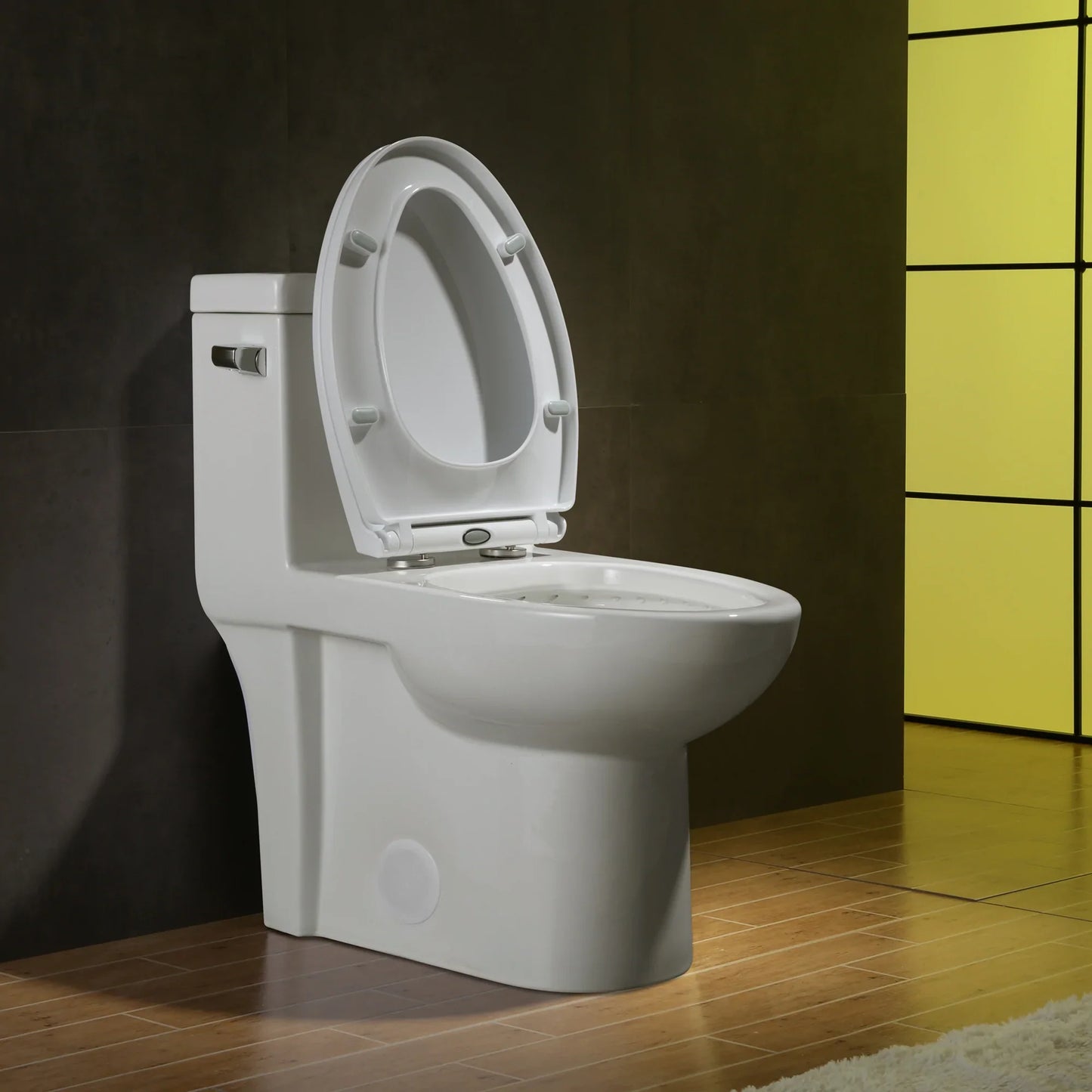 1.28 GPM (Water Efficient) One-Piece ADA Elongated  Toilet, Soft Close Seat Included (cUPC Approved) - 28"x 14.5"x 29"