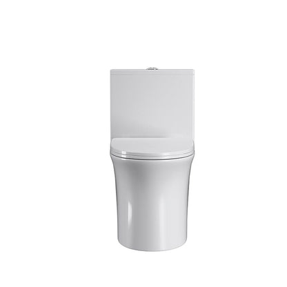 Modern Dual Flush Elongated Standard One Piece Toilet with Comfortable Seat Height