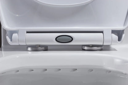 1.28 GPM (Water Efficient) One-Piece ADA Elongated  Toilet, Soft Close Seat Included (cUPC Approved) - 28"x 14.5"x 29"