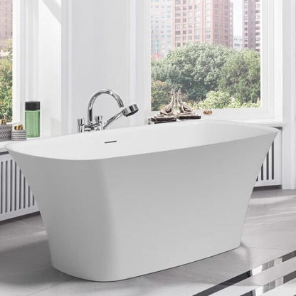 67'' x 23" Acrylic Skirted Bateau Shape Freestanding Bathtub With cUPC Certified