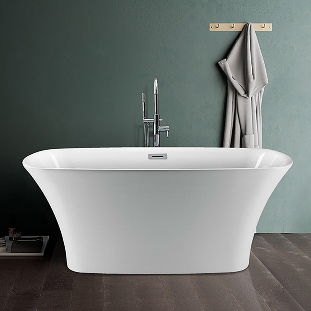 67'' x 23" Acrylic Skirted Bateau Shape Freestanding Bathtub With cUPC Certified