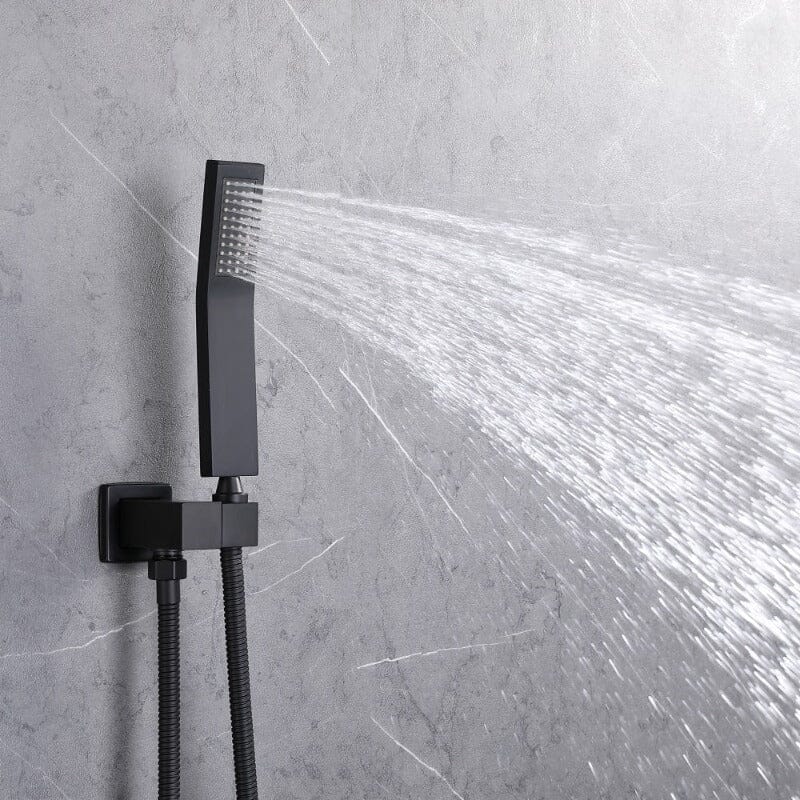 Shower Faucet Sets Wall Mounted with 10" Rainfall Shower Head and Handheld