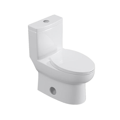 1.1/1.6 GPF Dual Flush Elongated One-Piece Toilet Floor Mount