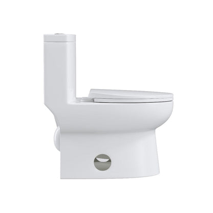 1.1/1.6 GPF Dual Flush Elongated One-Piece Toilet Floor Mount