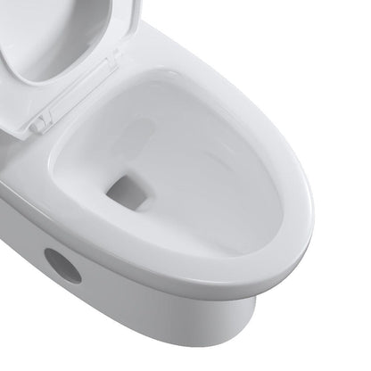 1.1/1.6 GPF Dual Flush Elongated One-Piece Toilet Floor Mount