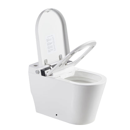 Smart Toilet with Auto-flush, Warm Water, Air Drying Function, Heated Seat, Remote Control