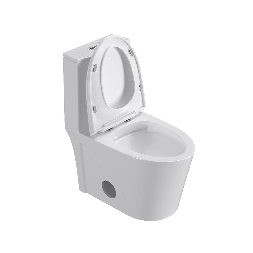 One Piece 1.1GPF/1.6 GPF Dual Flush Elongated Toilet