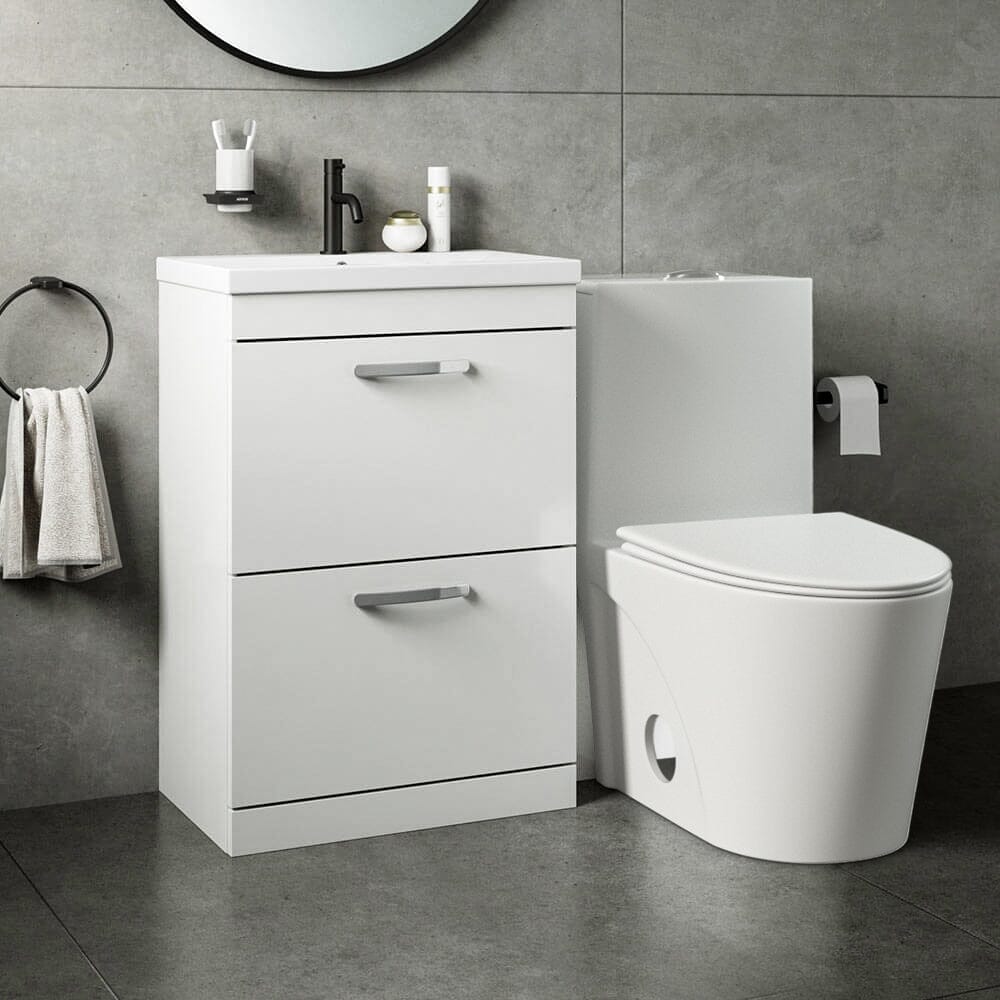 One Piece 1.1GPF/1.6 GPF Dual Flush Elongated Toilet