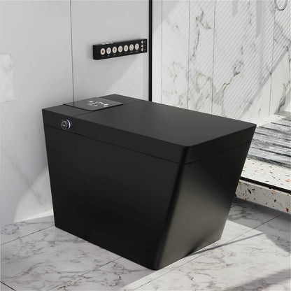 Smart Square One-Piece Floor Toilet with Remote Control and Automatic Cover