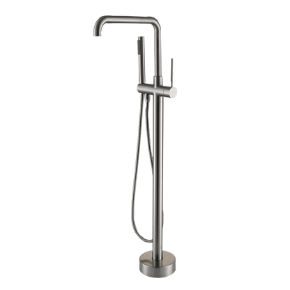 30'' Streamline Silver Independent Freestanding Tub Filler Faucet