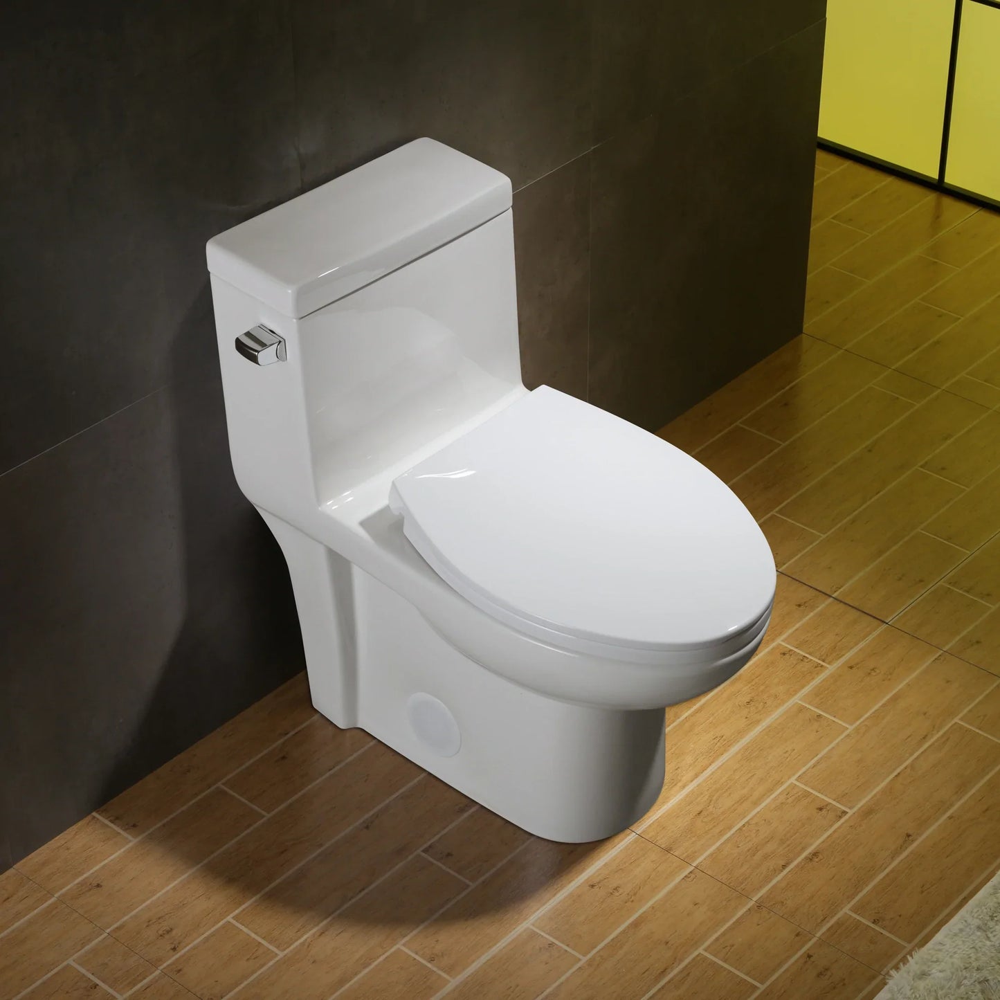 1.28 GPM (Water Efficient) One-Piece ADA Elongated  Toilet, Soft Close Seat Included (cUPC Approved) - 28"x 14.5"x 29"