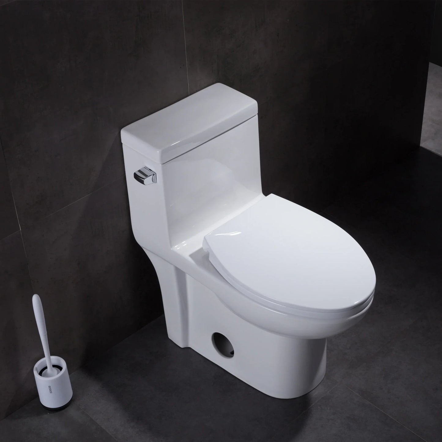 1.28 GPM (Water Efficient) One-Piece ADA Elongated  Toilet, Soft Close Seat Included (cUPC Approved) - 28"x 14.5"x 29"