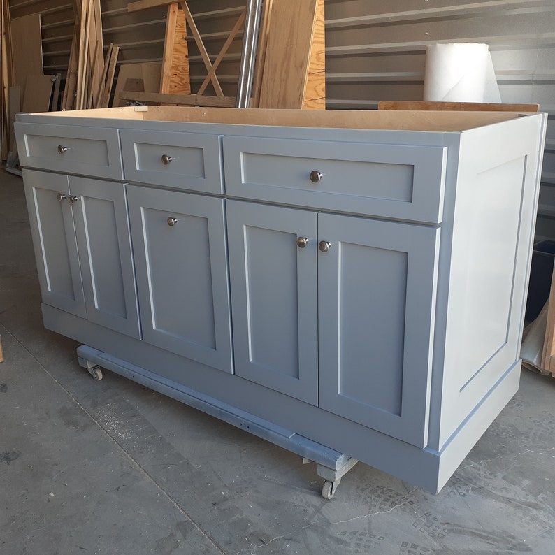 7ft Kitchen island (without top)