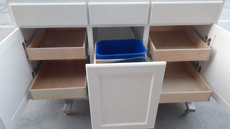 5ft white kitchen island w/o top, Custom welcome