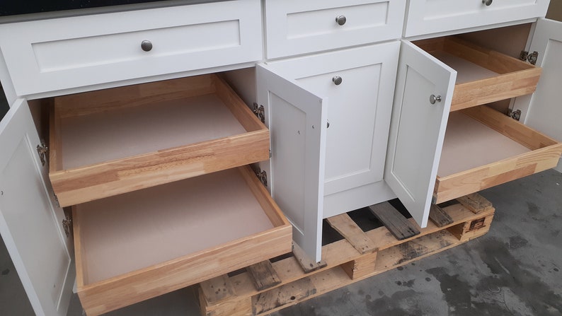 6ft white kitchen island with top. Custom OK